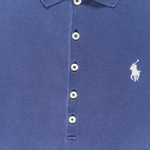 Polo by Ralph Lauren Girls Stretch Mesh Polo Shirt Size Small S Collared Buttons - Picture 6 of 9